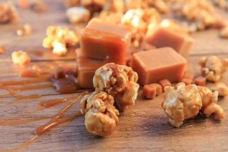 Cornology’s 100% Non-GMO Corn Gourmet Popcorn: Logemann’s Caramel - 14 Cup Bag