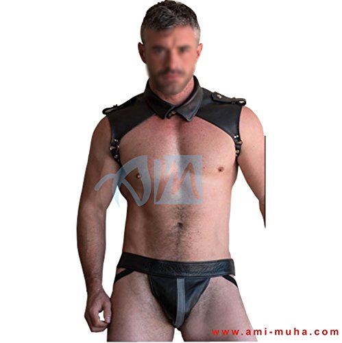 Men's Leather Body Chest Harness (Small)