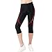WOSAWE Women Cycling Shorts Bike 4D Gel Padded Workout Leggings, Size L