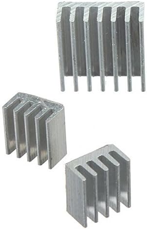 HALJIA 3x Aluminium Heatsink Cooler Cooling set Compatible with Raspberry Pi 3 Model B/Pi 2 Model B/Pi B+ (B plus) - Image 3