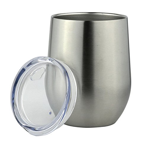 Stainless Steel Tumbler with Lid, Double Wall Vacuum Insulated Travel Mug for Hot and Cold Drink by Zero Degree (12oz 2 Pack) - Thumbnail 3