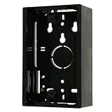 Leviton 42777-1EA Surface Mount Backbox, Single Gang, Black, 1.89"