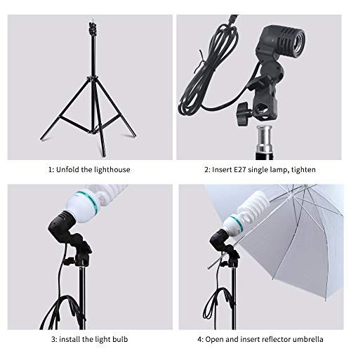image for SH Photography Video Portrait Studio Daylight Umbrella Continuous Ligh
