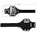 BBD Sports Armband with Earphone Slots Key Holder and Card Pocket for iPhone 6,6S(4.7-Inch),Galaxy S3/S4,iPhone SE,5/5C/5S,Sweatproof Ultrathin Lightweight Running Armband for Outside (Black)