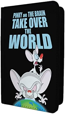 Accessories4life Pinky and The Brain PU Leather Travel Passport Holder Protector Cover Wallet Case Cover - ST-T1173