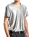OURSURE EMF Radiation Shield Men T-Shirt V-Neck Health Safety Protection Suit 8900635 Silver