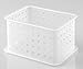 mDesign Closet Storage Organizer Baskets for Scarves, Socks, Belts, Clutch Purses - Set of 3, Frost