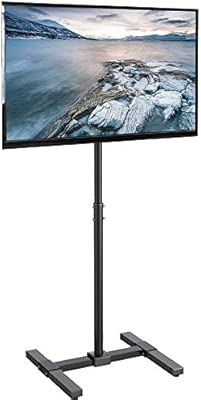 Vivo Tv Floor Stand For 13 To 42 Inch Flat Panel Led Lcd Plasma Screens Portable Display Height Adjustable Mount Stand Tv07