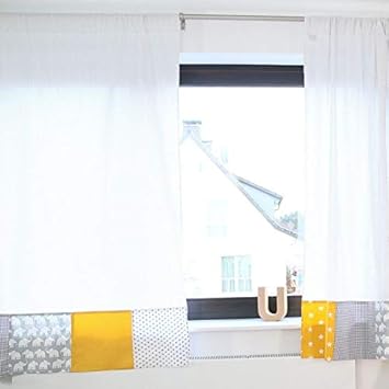 Amazon Com 100 Cotton Nursery Curtains By Ullenboom Elephant