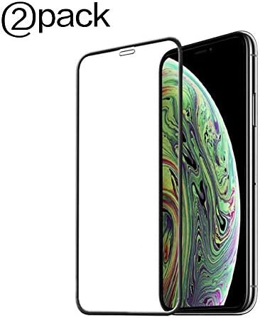 [2-Pack] Screen Protector Compatible for iPhone Xs/X ，Edge-to-Edge,Touch Accurate, Anti-Fingerprint,Compatible with face Recognition, Bubble Free (5.8 Inch)