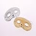 U.S. Toy Childrens Costume Masks, Gold/Silver - 1 Dozen