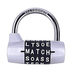 Gym Locker Lock,5 Letter Word Lock,5 Digit