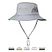 REDESS Waterproof Boonie Fishing Sun Hat Outdoor Sun UV Protection Hat, UPF 50 Protection for Men & Women With Adjustable Chin Strap & Breathable for Hiking, Camping, Boating & Outdoor Adventures.