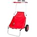 Rage Powersports BFC Red Folding Beach Fishing Chair/Cart