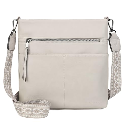 Gladdon Women's Shoulder Bag, Casual Handbag Multi-Compartments Wide Jacquard Shoulder Bag