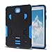 [iRhino] TM BLACK-blue Heavy Duty rugged impact Hybrid Case cover with Build In Kickstand Protective Case For Samsung galaxy Tab 4 8.0 inch T330 Tablet
