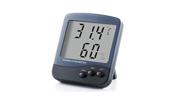 Compra JEOSNDE Alta precisión termómetro higrómetro Monitor de ...