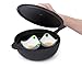 Fusionbrands PoachPod Ceramic Coated Non-Stick Egg Poaching Cup, White, 2 pack