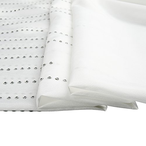 DOZZZ Luxury Decorative Faux Silk Fabric Shower Curtain Unique Design