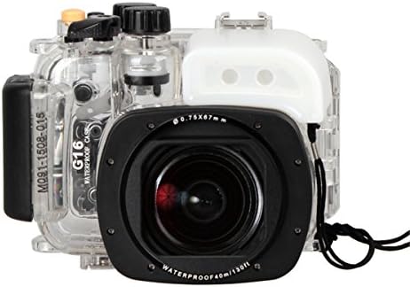 Yunchenghe Underwater Photography with Camera Underwater housing up to 40 Meters Underwater Easy to use Digital Camera,for Canon G16