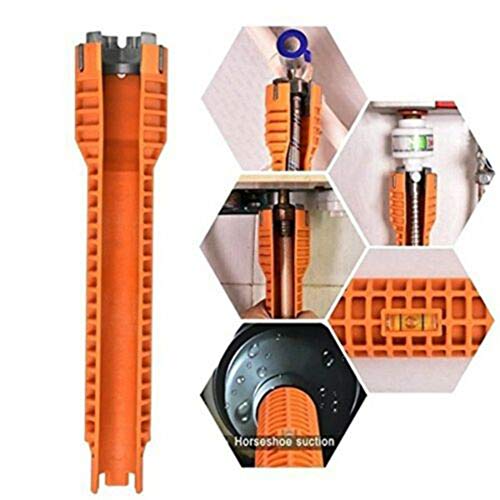Wrench Hand Tools yanQxIzbiu Multifunctional Sink Faucet Socket Wrench Installer Water Pipe Spanner Tool - Orange