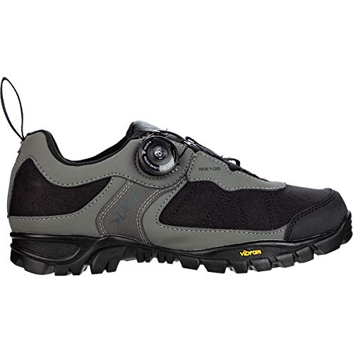 Lake MX105 Mountain Bike Shoe - Men's Black/Grey, 46.0 Lake MX105 Mountain Bike Shoe - Men's Black/Grey, 46.0