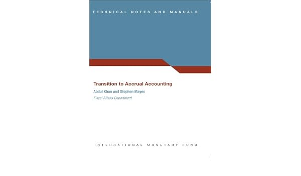 Amazoncom Transition To Accrual Accounting Ebook Abdul - 