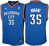 Kevin Durant Oklahoma Thunders Away Light Blue NBA Youth Revolution 30 Replica Jersey