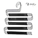 8 Pack Pants Hangers S-Shaped, Stainless Steel Pant Hangers 5 Layers Hangers Closet Space Saver for Jeans Scarf Tie Clothes