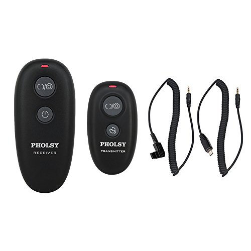 PHOLSY Wireless Shutter Release Remote Control for Sony a1, a9, 9M2, a7M4, a7M3, a7RM2, a7RM3, a7RM4, a3500, a6600, a6500, a6400, a6100, RX100M4, RX100M6, RX100M7, RX10M4, HX99, a68, a77, a350