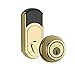 Kwikset 910 Signature Series Traditional Deadbolt featuring SmartKey Security and Home Connect Technology 99100-061 in Lifetime Polished Brass