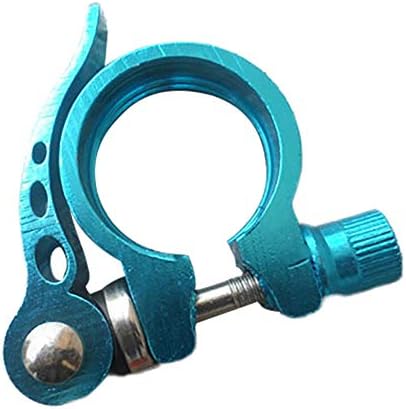 ClookYuan Mountain Bike Seat Pipe Clamp Bicycle Shelf Seat Pipe Clamp Lock Quick Release Buckle Aluminum Seat Pipe Clamp 34 9