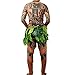 Moana Maui Tattoo T Shirt/Pants Halloween Cosplay costume Maui Costume Adult Men（M/L/XL/XXL）