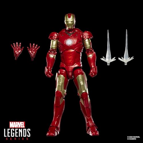 Avengers Marvel Figura de Acción Legends Series Mark III Iron Man