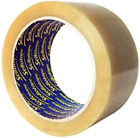 Sellotape Case Sealing Tape Vinyl Ref 8517, 50 mm x 66 m - Clear, Pack of 6