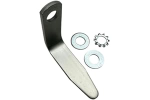 Zeluga 10-166 1/4in. L-Shaped Rafter Hook for Nail Guns with 1/4in. NPT Air Fitting with Teeth Washer and Flat washers