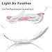 MSSilk Sleep Eye Mask- Smoothing Mulberry Silk- Adjustable Elastic Strap- Lightweight- with A Bonus Pair of Earplug in a Carry Pouch (Lovely Flying Pig)