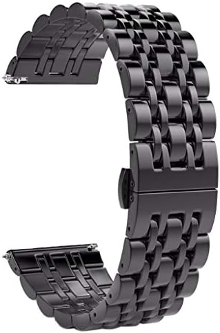 for Huawei Watch GT Replacement Band,Luxury Stainless Steel Quick Release Watchband Adjustable Wristband Strap Bracelet for Huawei Watch GT Replacement Women Men jinjiums