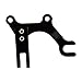 Brake Bracket Adapter Adjustable Bike Disc Brake Bracket Mounting Holder Bicycle Accessory 31.8mmthumb 1