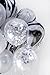 Modern Silver Foil Party Decoration Confetti Balloon (Thickened 12