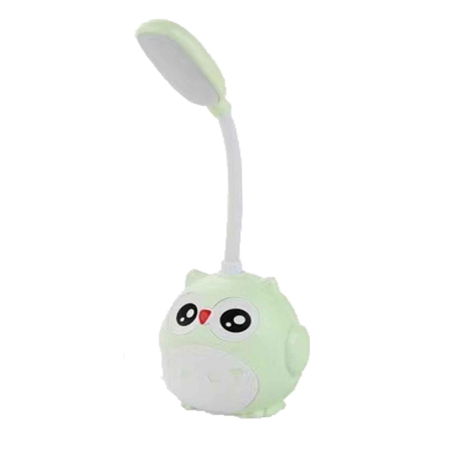 Genyerl LED Desk Lamp for Kids, Mini Cute Owl Lamp Night Light, Foldable USB Rechargeable Reading Light Bedroom Children's Bedside Study (Green)