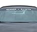 FANMATS 61479 New Orleans Saints Sun Stripe Windshield Decal 3.25 in. x 34 in.