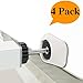 Baby Gates Wall Pads (4 Pack Guard) Safety Indoor Gate Wall Protector - Improved Small Compact Wall Cups Saves Trim & Paint - Best Dog Pet Child Kid Walk Through Pressure Mounted Gates Guard primary