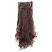 8PCS 24-26 inches Highlight Straight Wavy Curly Full Head Clip In Hair Extensions 18Clips Women Lady Hairpiece (24