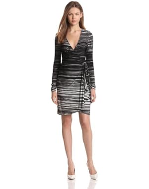 BCBGMAXAZRIA Women's Adele Wrap Dress