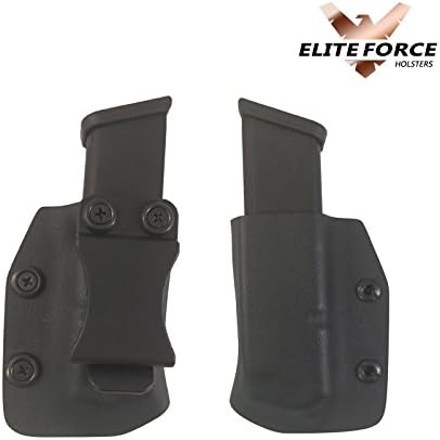 Elite Force Holsters fits Smith & Wesson M&P Shield (9/40) IWB Kydex Mag, Magazine Pouch Carrier