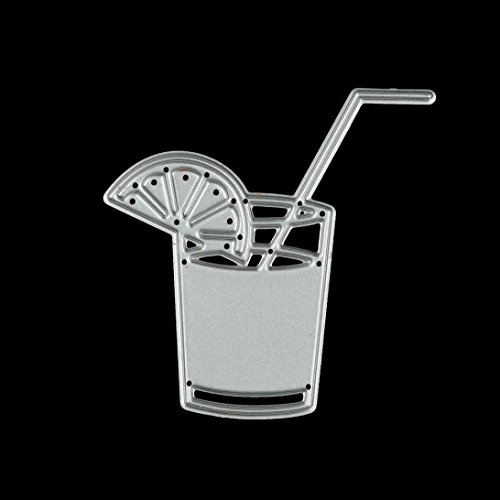 Transer Metal Die Cutting Dies Stencil For DIY Scrapbooking Album Paper Card Decor Craft (G, Sliver)