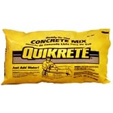 QUIKRETE 110110 Concrete Mix 10LB | Just Add Water, Original 4000 PSI Average Compressive Strength Blend of Portland Cement, Sand, Gravel or Stone