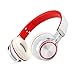 ECOOPRO Lightweight Portable Adjustable Over Ear Stereo Earphone Headphones Headset for PC MP3 MP4 Tablet Most Smart Phones -White