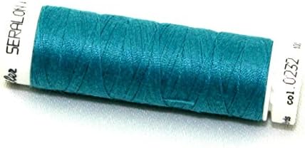 Mettler Seralon Polyester General Sewing Thread 100m 100m 232 Truly Teal - Each